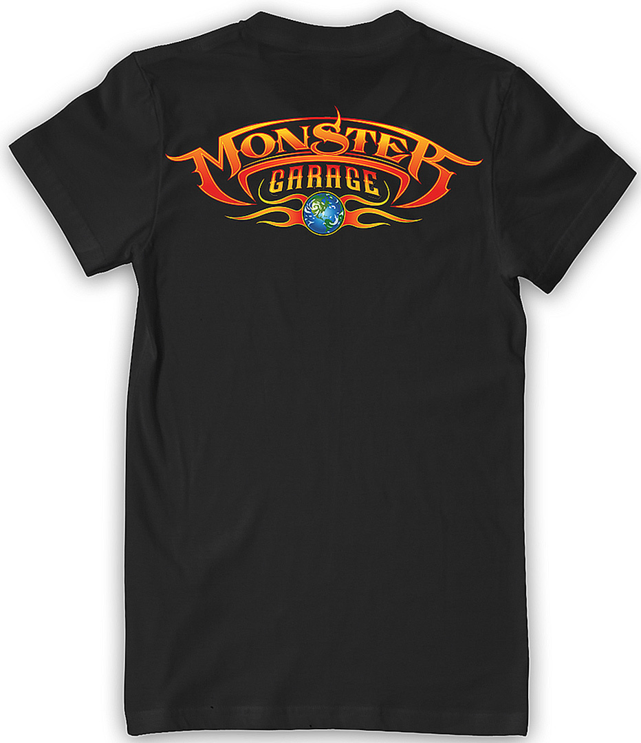 Monster Garage Basic Logo T-shirt, zwart, afmeting 3XL