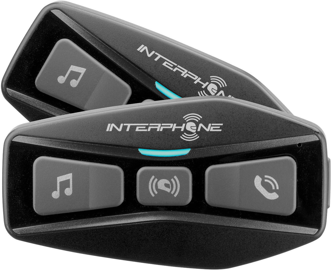 Image of Interphone U-com 2 Doppio pacchetto del sistema di comunicazione Bluetooth, nero
