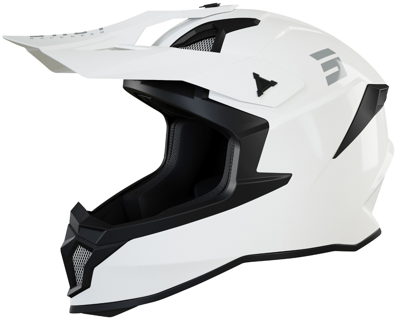Shot Lite Solid 2.0 Motocross Helmet, white, Size XS, white, Size XS