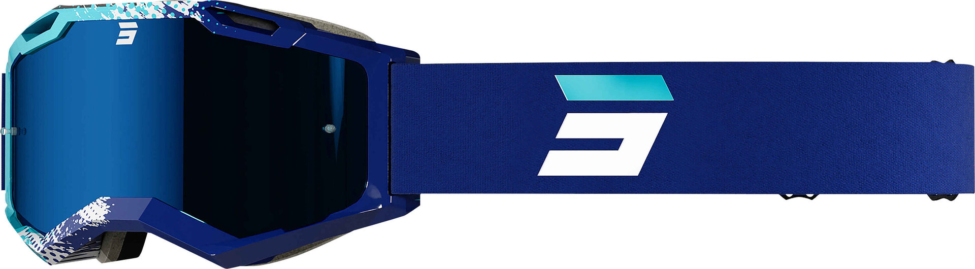 Shot Iris 2.0 Fusion Motocross Goggles, blue, blue, Size One Size