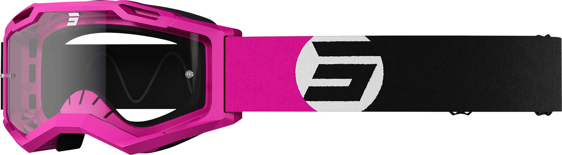 Shot Assault 2.0 Astro Motocross Goggles, black-pink, black-pink, Size One Size
