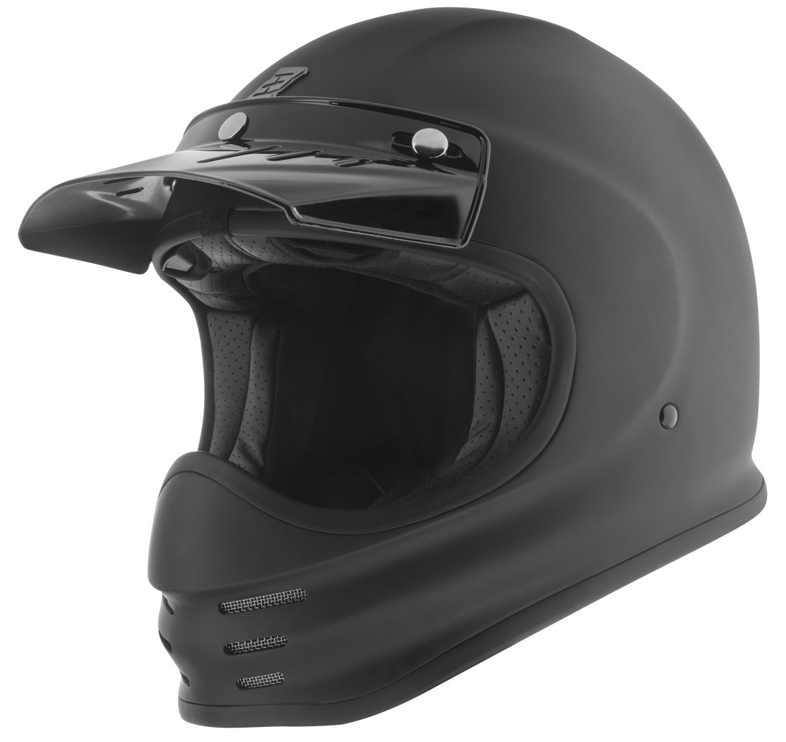 Bogotto V381 Шлем из стекловолокна Черный матовый XS 