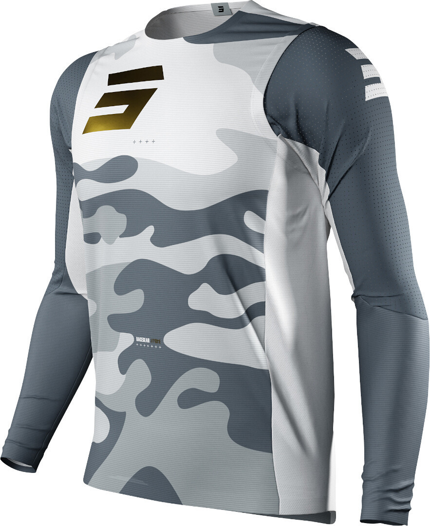 Shot Aerolite Prime Motocross Jersey, grey, Size M, grey, Size M