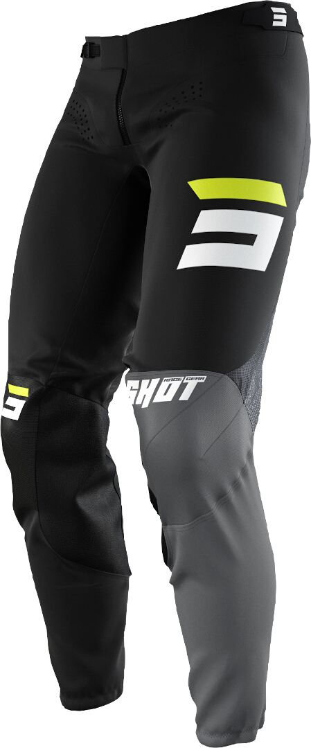 Shot Aerolite Gradient Motocross Pants, black-white-yellow, Size 26, black-white-yellow, Size 26