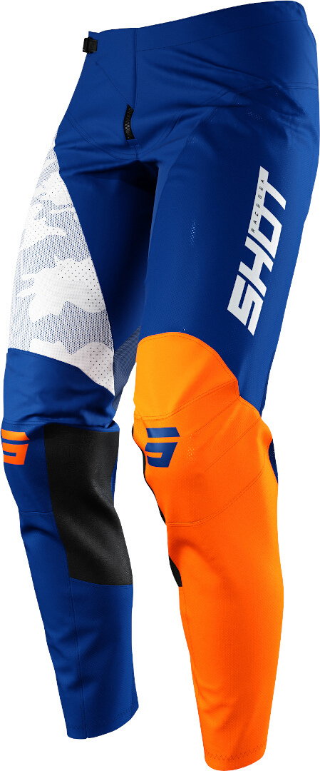 Shot Contact Camo Motocross Pants, blue-orange, Size 26, blue-orange, Size 26