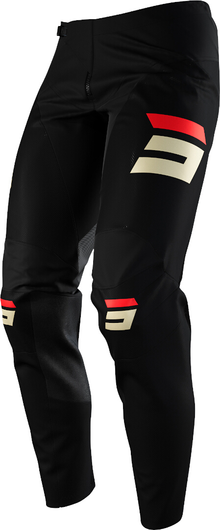 Shot Contact Loom Motocross Pants, black-red, Size 36, black-red, Size 36