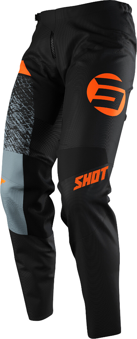 Shot Devo Roll Motocross Pants, black-orange, Size 28, black-orange, Size 28