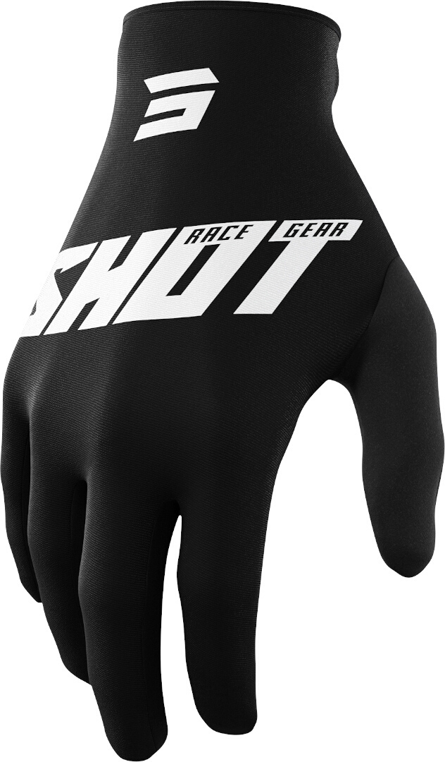 Shot Raw Burst Motocross Gloves, black-white, Size M L, black-white, Size M L