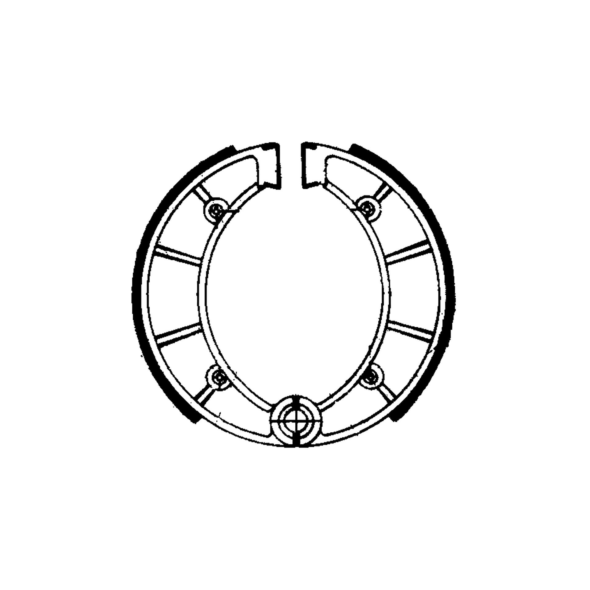 FERODO Brake shoes FSB 901