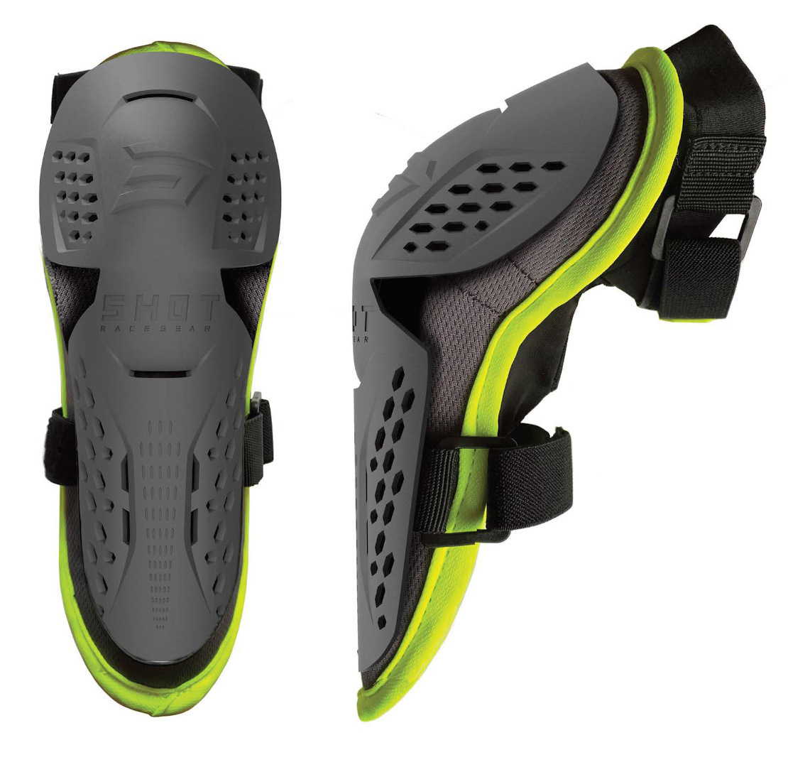 Shot Optimal 2.0 Elbow Protectors, black-yellow, Size XS S for Men-image-92483808