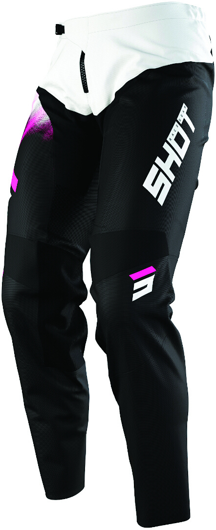 Shot Devo Versus Kids Motocross Pants, black-pink, Size 4/5, black-pink, Size 4/5