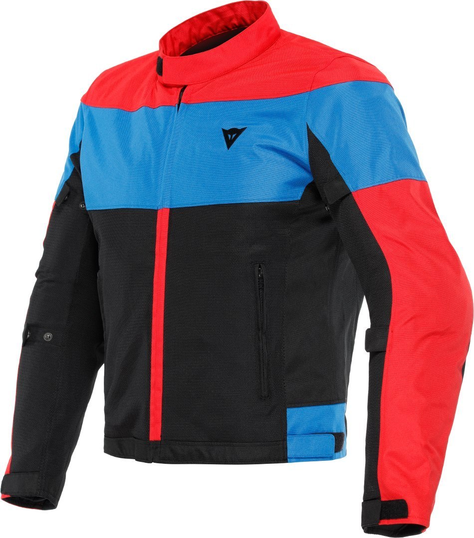 Dainese Elettrica Air Tex Motorcykel Textiljacka, svart-röd-blå, storlek 44