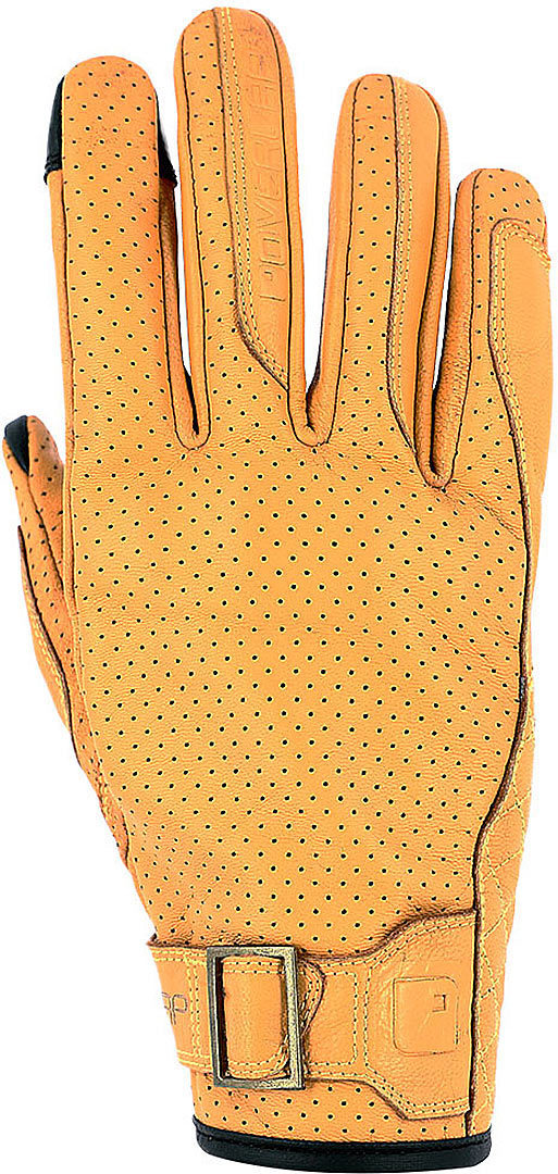 Overlap Tormo Motorcycle Leather Gloves, beige, Size XL, beige, Size XL