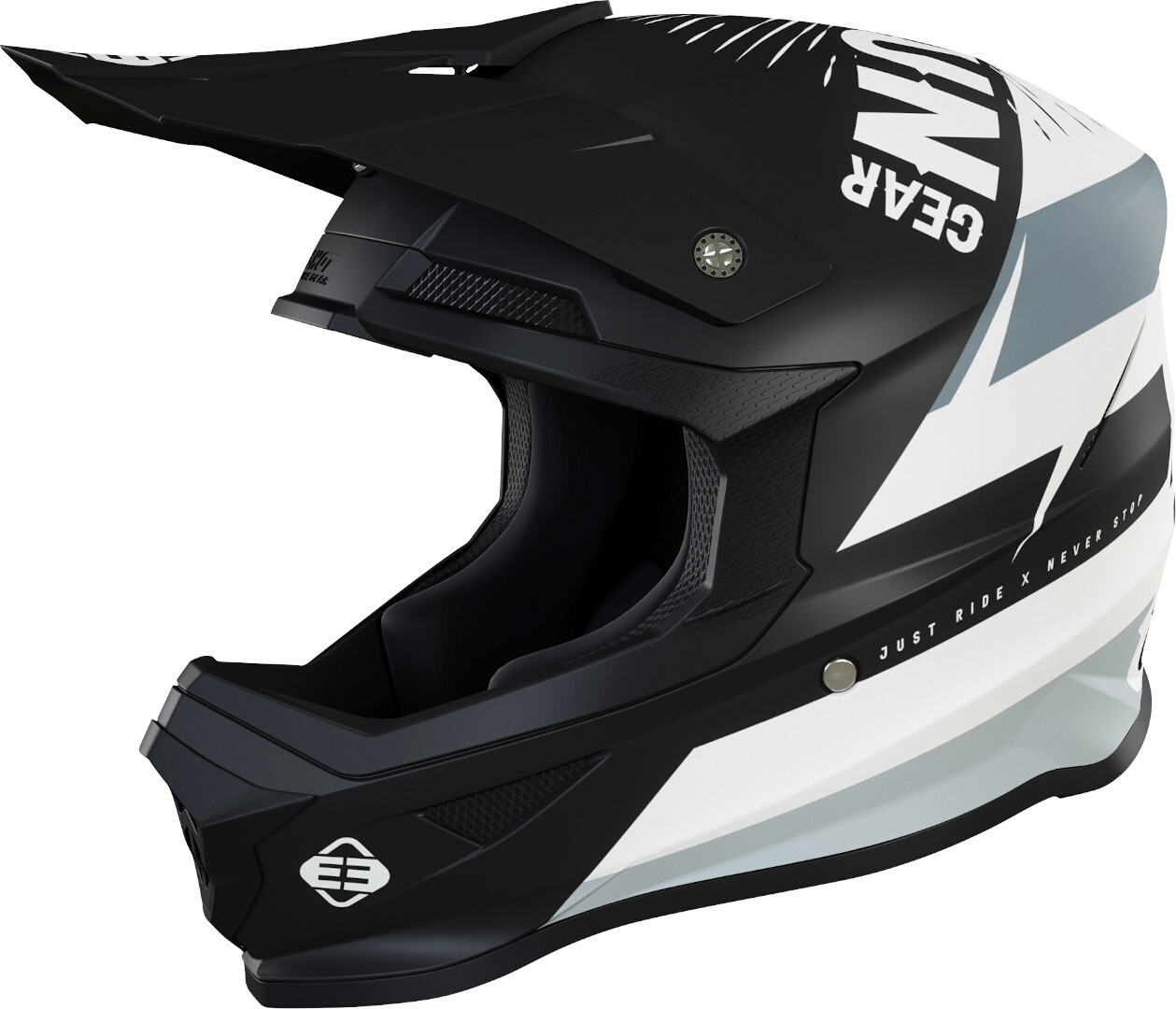 Freegun XP4 Load Motocross Helmet, black-white, Size XS, black-white, Size XS