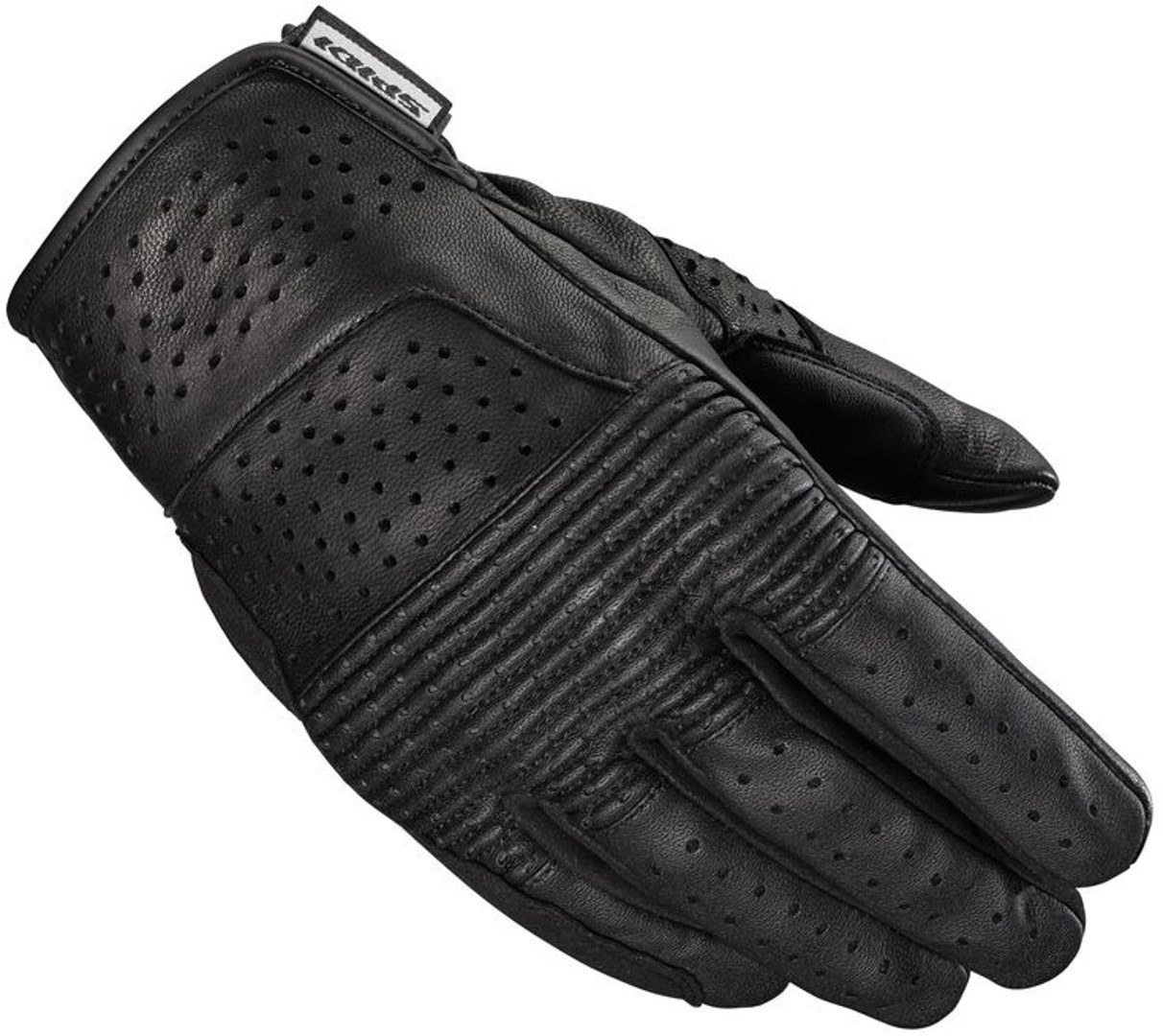 Spidi Rude Perforated Motorcycle Gloves, Black, Size 2XL For Men