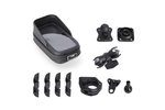 SW-Motech Universal GPS kit de montagem com capa de telefone - Incl. 2 "braço de soquete, para guidão / rosca de espelho