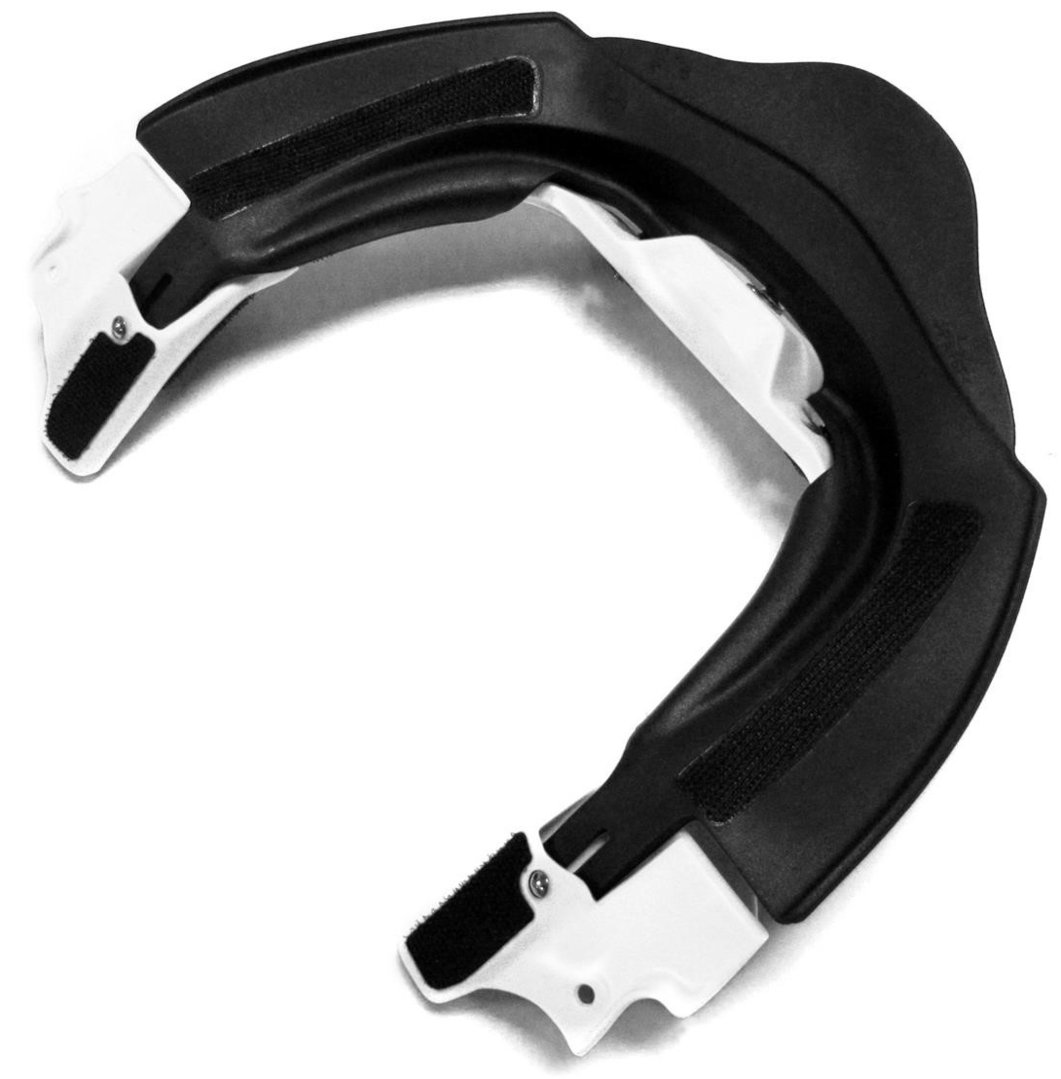 Leatt GPX Race Neck Brace Back Part, black-white, Size S M, black-white, Size S M