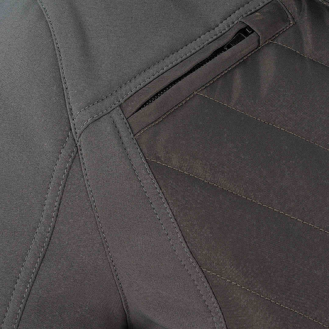 Side view of Segura Natcho Ladies Motorcycle Textile Jacket, grey, Size 44 for Women