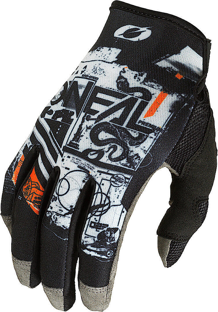 Oneal Mayhem Scarz V.22 Guanti da motocross, nero-arancione, dimensione XL