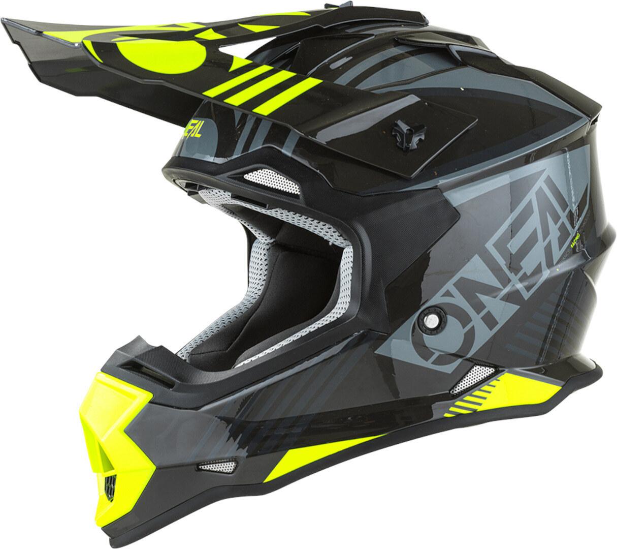 Oneal 2Series Rush V.22 Motocross Helmet, grey-yellow, Size 2XL, grey-yellow, Size 2XL