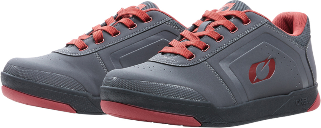 Oneal Pinned Flat Pedal V.22 Shoes, grey-red, Size 45, grey-red, Size 45