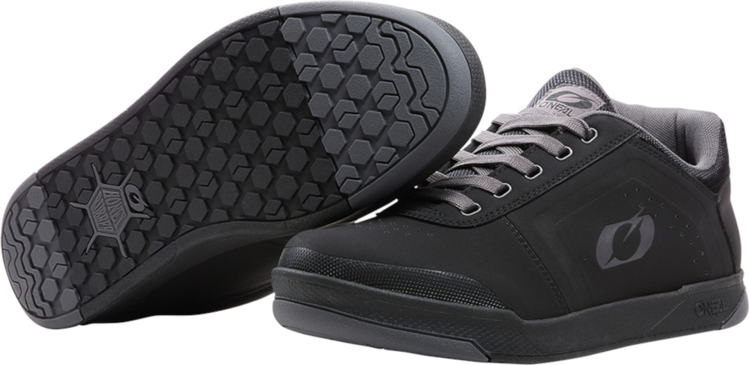 Photos - Cycling Shoes ONeal Pinned Pro Flat Pedal V.22 Shoes, black-grey, Size 47 for Men 