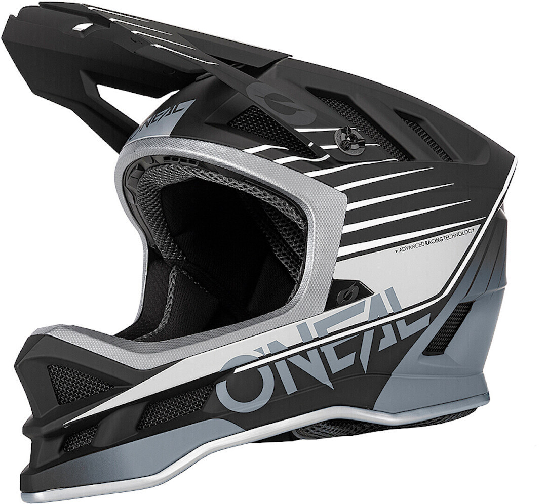 Oneal Blade Delta V.22 Casco da discesa, nero-grigio, dimensione XS