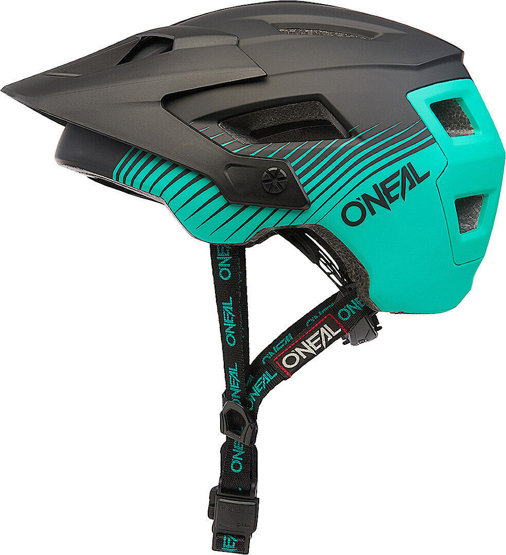 Oneal Defender Grill Bicycle Helmet, black-green, Size L XL, black-green, Size L XL