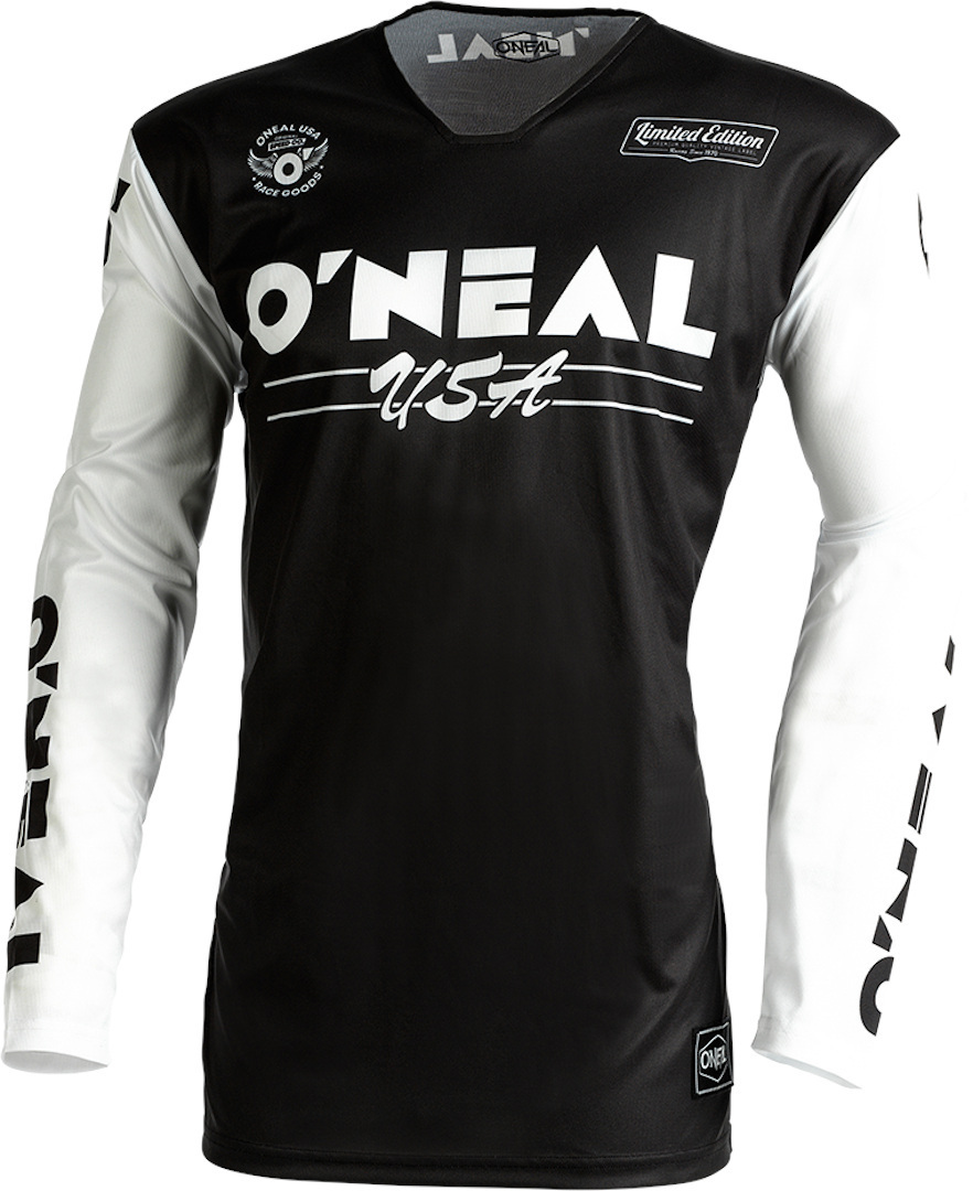 Oneal Mayhem Bullet V.22 Motocross Jersey, black-white, Size 2XL, black-white, Size 2XL
