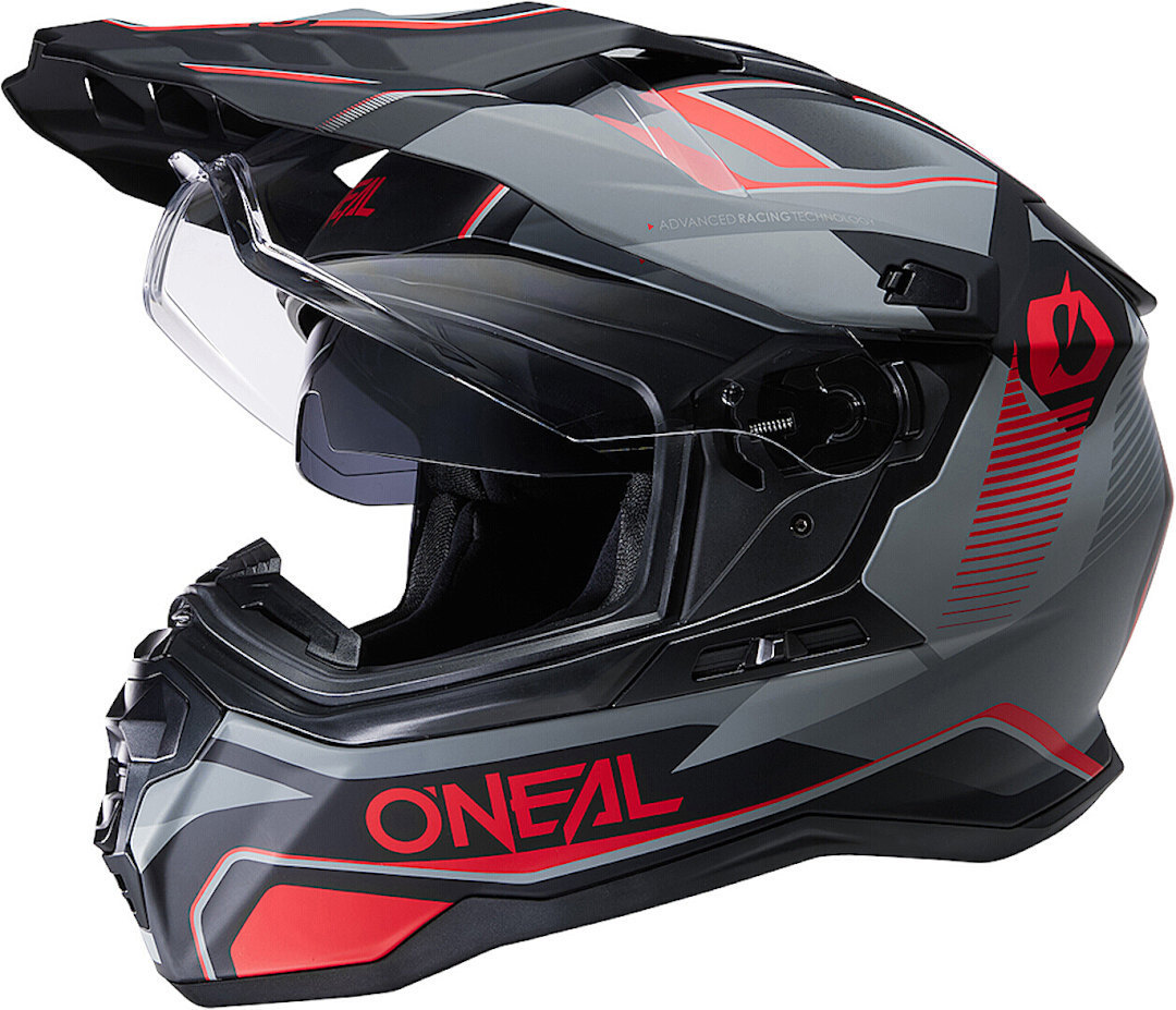 Oneal DSeries Square V.22 Helmet, black-red, Size XS, black-red, Size XS