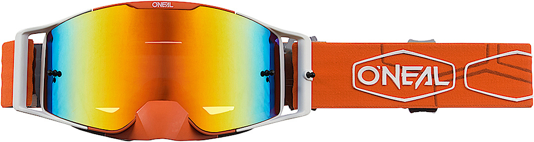 Oneal B-30 Hexx V.22 Motocross Goggles, orange, orange, Size One Size