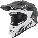 Bogotto V328 Camo Casco de motocross de fibra de vidrio