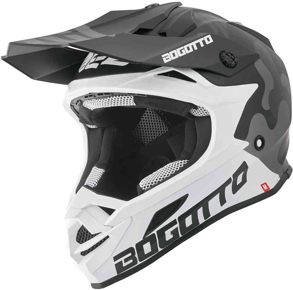 Bogotto V328 Camo Casco motocross in fibra di vetro