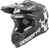 Bogotto V328 Xadrez Carbon Casco de Motocross