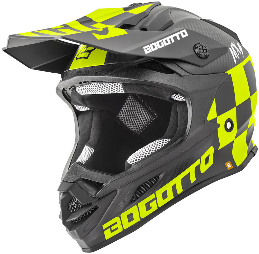 Bogotto V328 Xadrez Carbon Motocross Helm für nur 148,46€ inkl. Versand statt 399,95€
