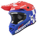 Bogotto V328 Xadrez Carbon Motocross Helm