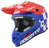 {PreviewImageFor} Bogotto V328 Xadrez Carbon Casco de Motocross