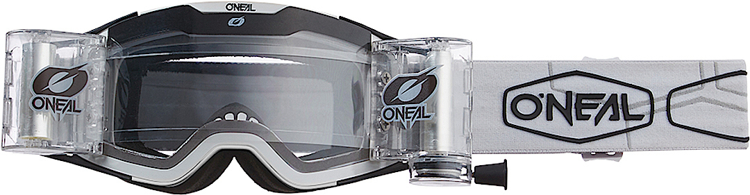 Oneal B-30 Hexx V.22 Roll Off, white, white, Size One Size