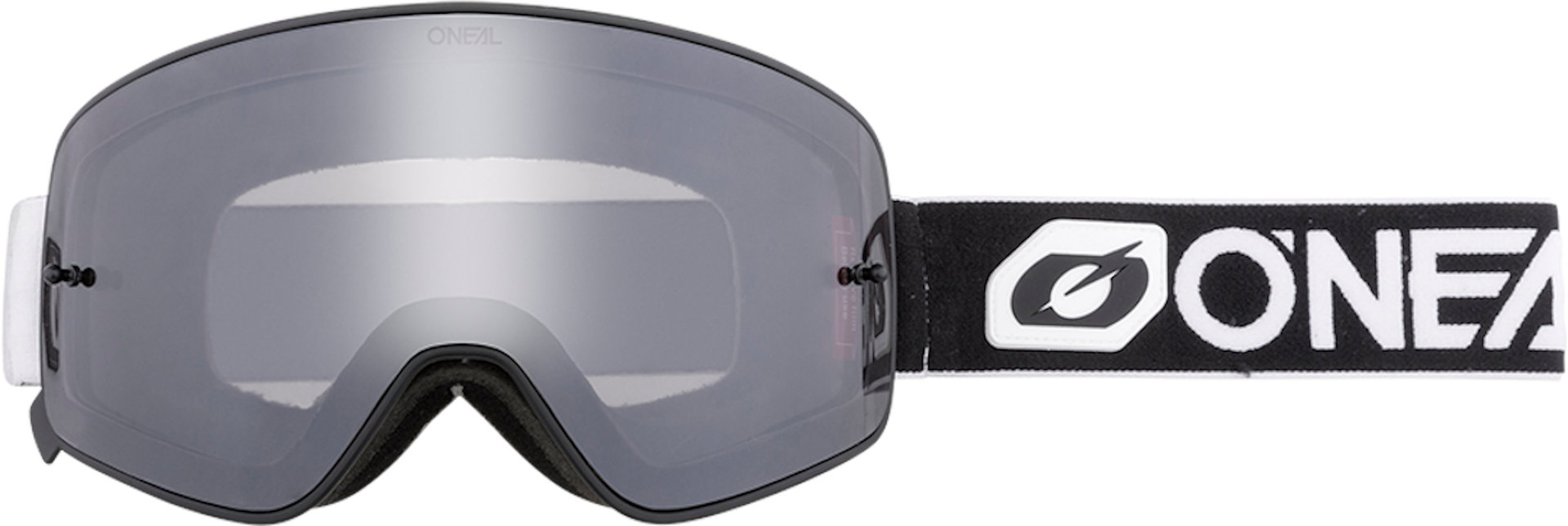 Oneal B-50 Force V.22 Motocross Goggles, black-white, black-white, Size One Size