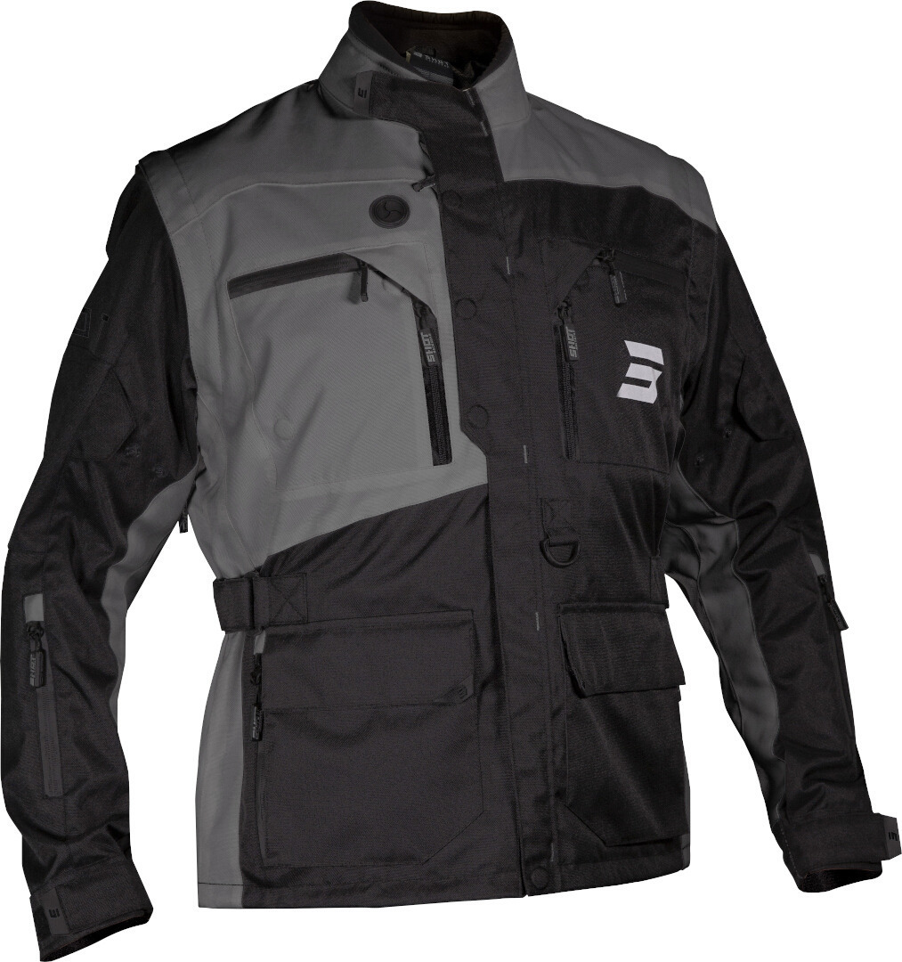 Shot Racetech Motocross Jacket, black-grey, Size S, black-grey, Size S