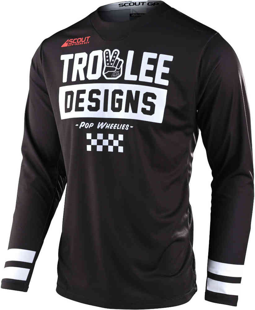 Troy Lee Designs Scout GP Peace & Wheelies 모토크로스 저지