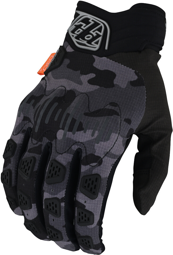 Troy Lee Designs Scout Gambit Camo Motocross Gloves, black-green-multicolored, Size S, black-green-multicolored, Size S