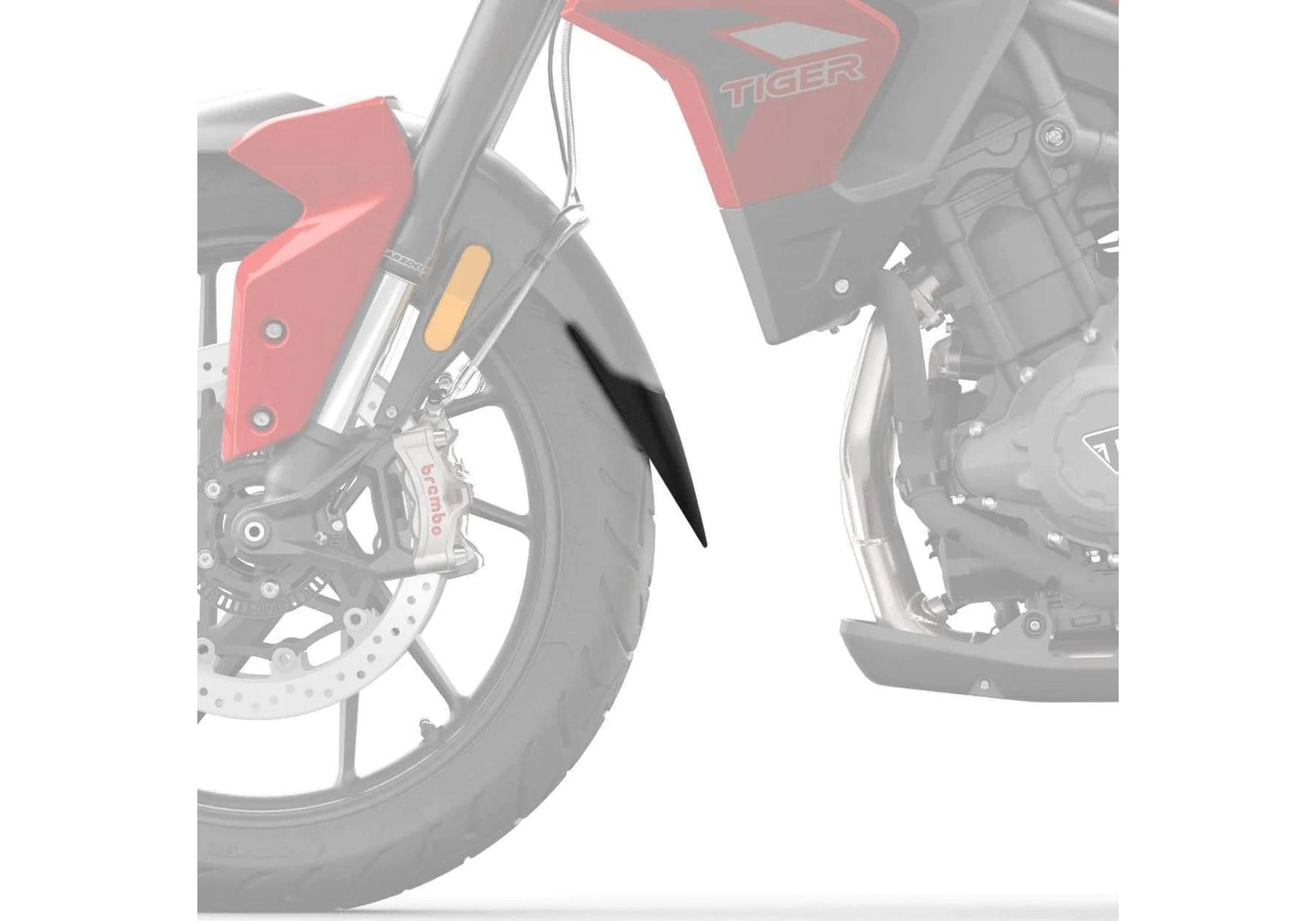 BODYSTYLE aile avant extension ABS plastiques noir mat