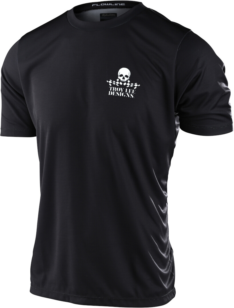 Troy Lee Designs Flowline Service Cykel T-Shirt, svart-vit, storlek S