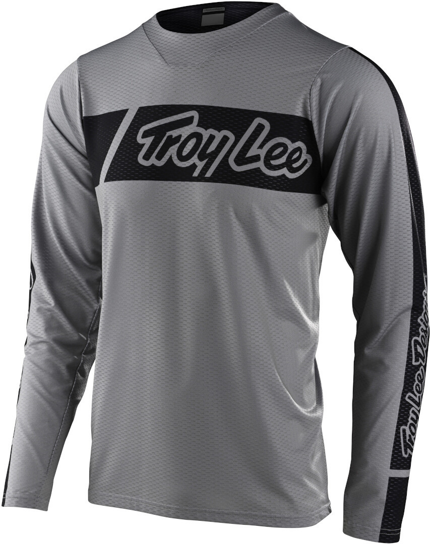 Troy Lee Designs Skyline Air Vox Bicycle Jersey, grey, Size S for Men-image-45718838