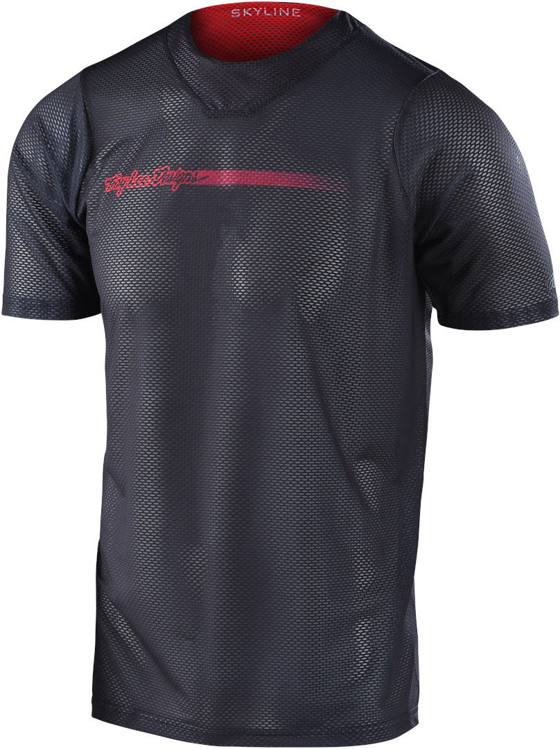 Troy Lee Designs Skyline Air Channel Cykel T-Shirt, svart-röd, storlek S