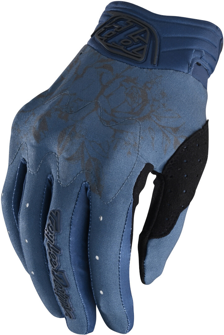 Troy Lee Designs Gambit Floral Ladies Bicycle Gloves, blue, Size S for Women, blue, Size S for Women