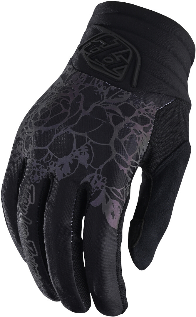 Troy Lee Designs Luxe Floral Ladies Bicycle Gloves, black, Size L for Women, black, Size L for Women