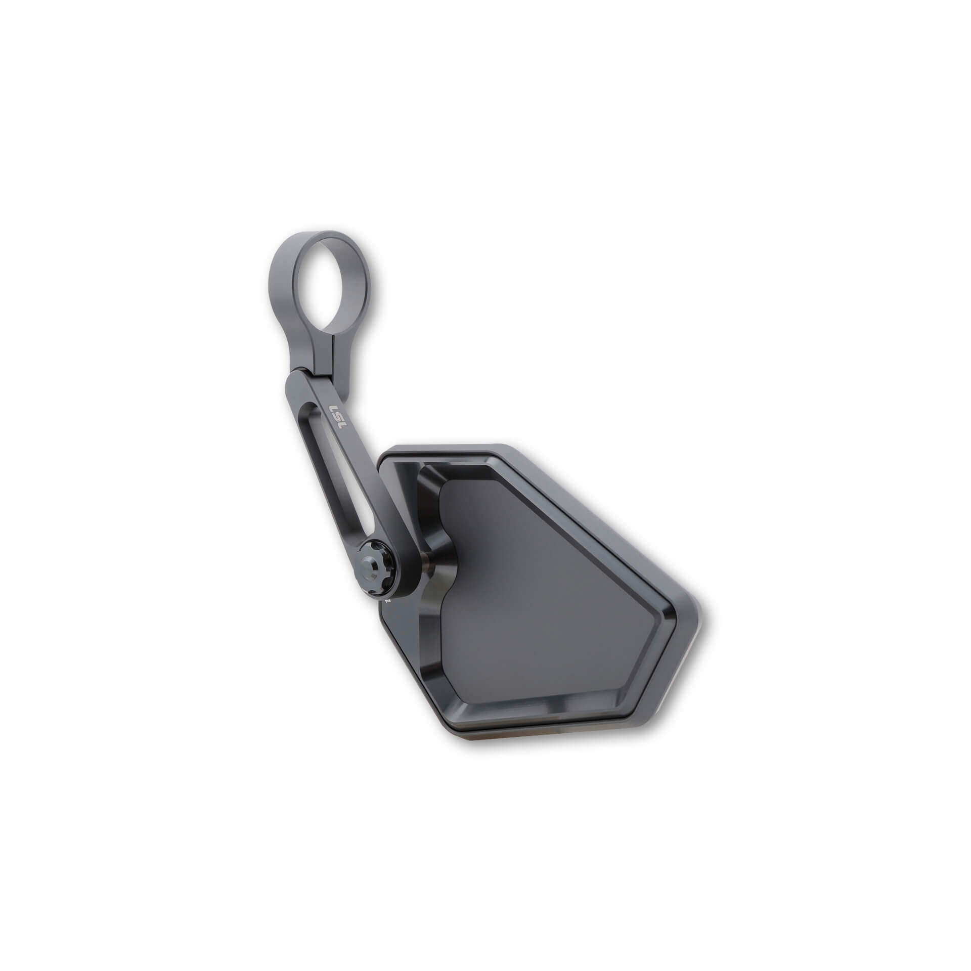LSL NOVA-RACE handlebar end mirror, short - EDITION ARCTIC