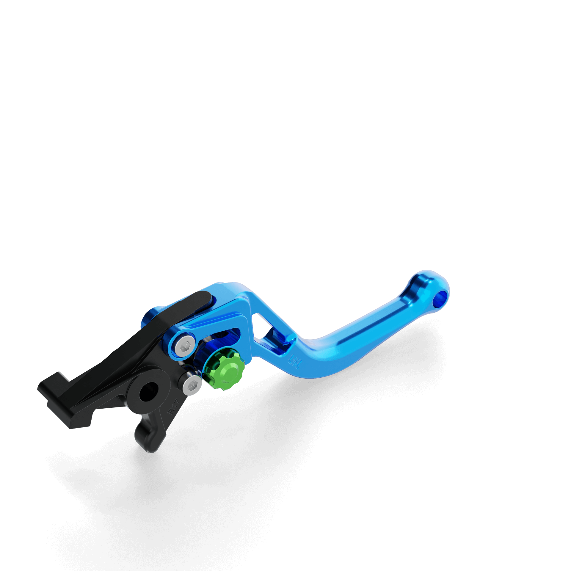 LSL Brake lever BOW R72, short, blue/green, green